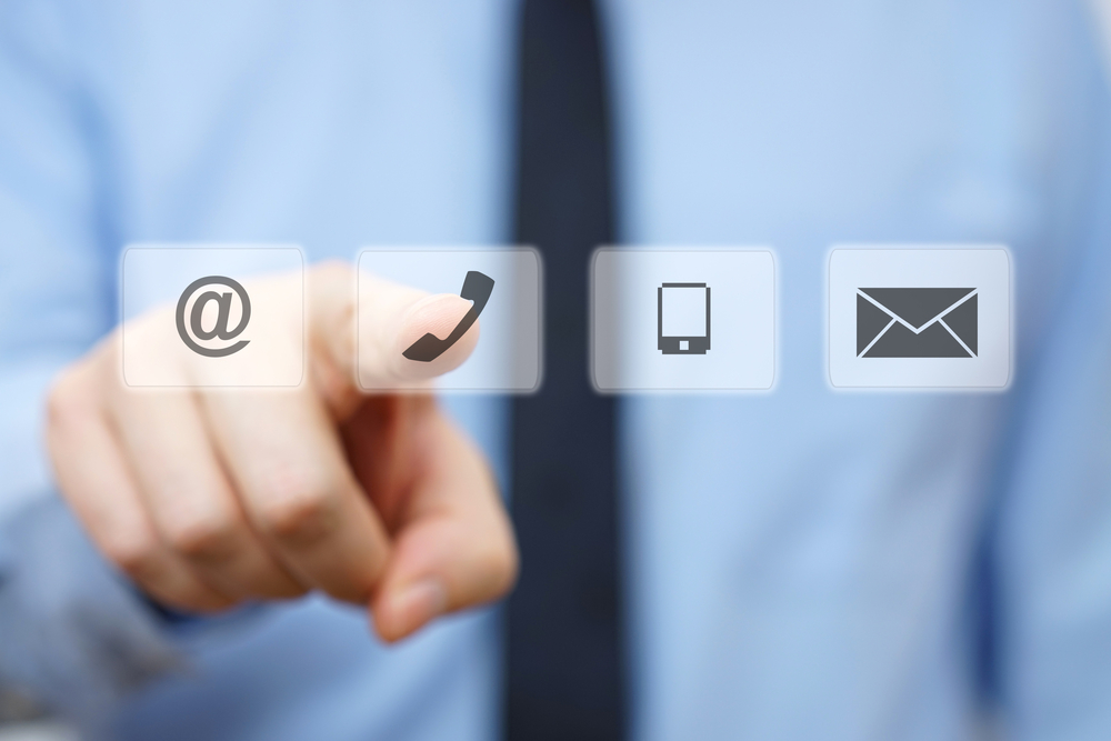 Businessman,Pressing,Phone,Button,,Company,Identification,Icons